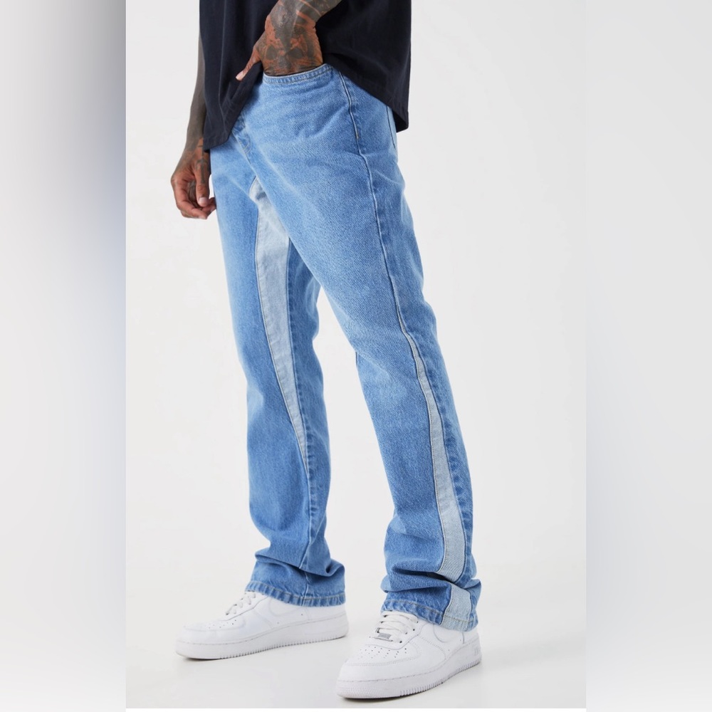 BRAND NEW WITH TAG FLARE JEANS FROM BOOHOOMAN SIZE 30